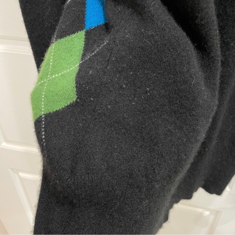 Apt. 9 Cashmere Argyle V-Neck Sweater - Picture 6 of 11